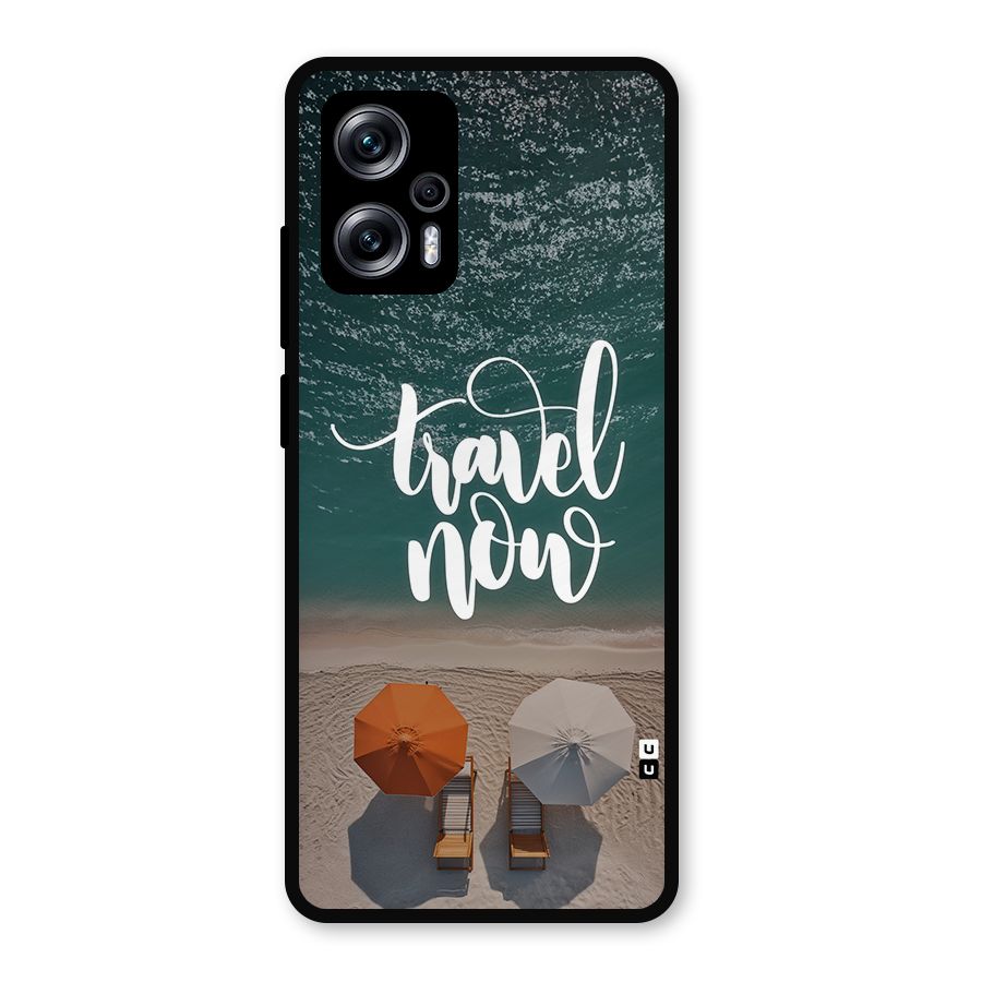 Travel Now Metal Back Case for Redmi K50i