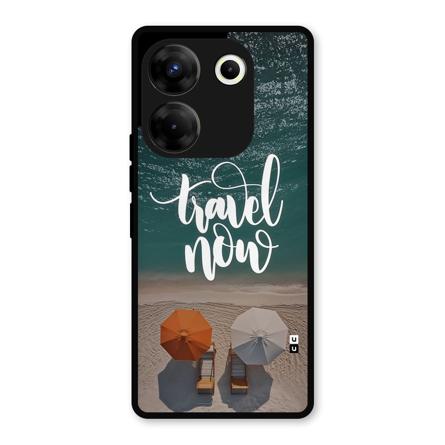 Travel Now Metal Back Case for Tecno Camon 20 Pro