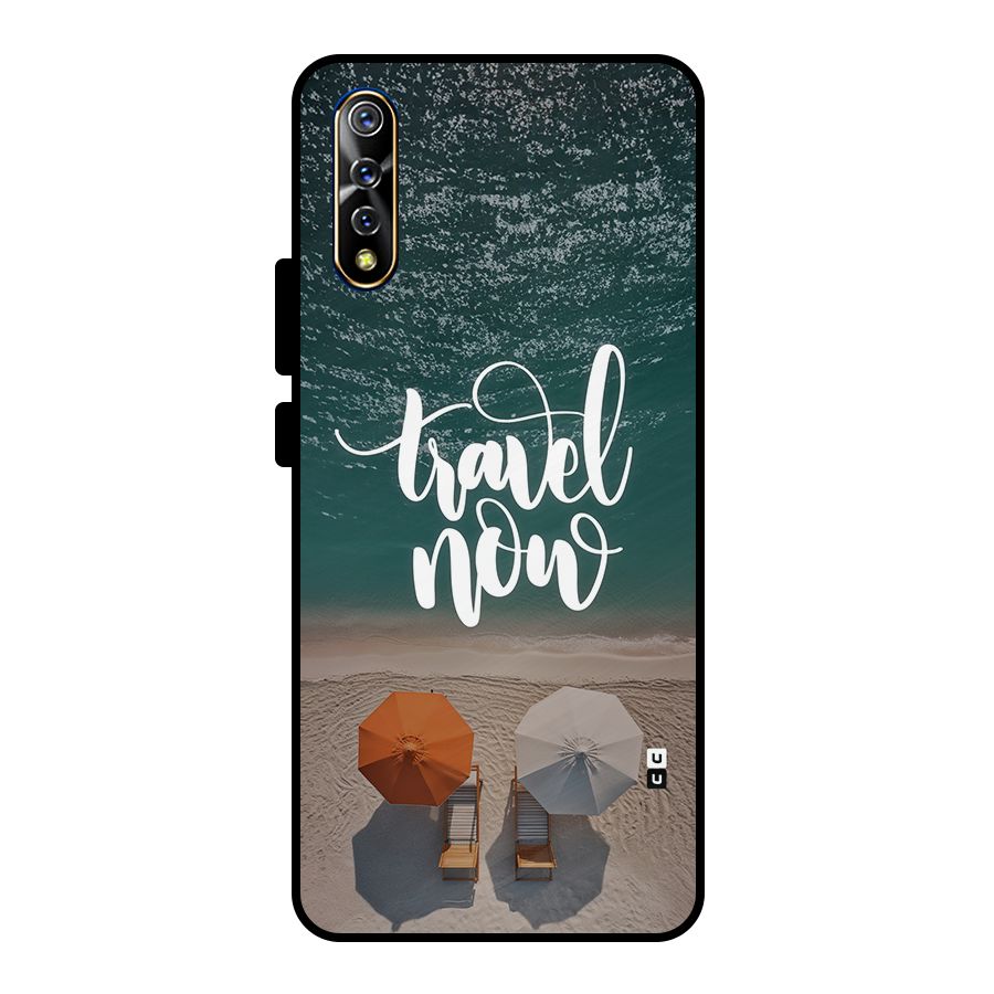 Travel Now Metal Back Case for Vivo S1