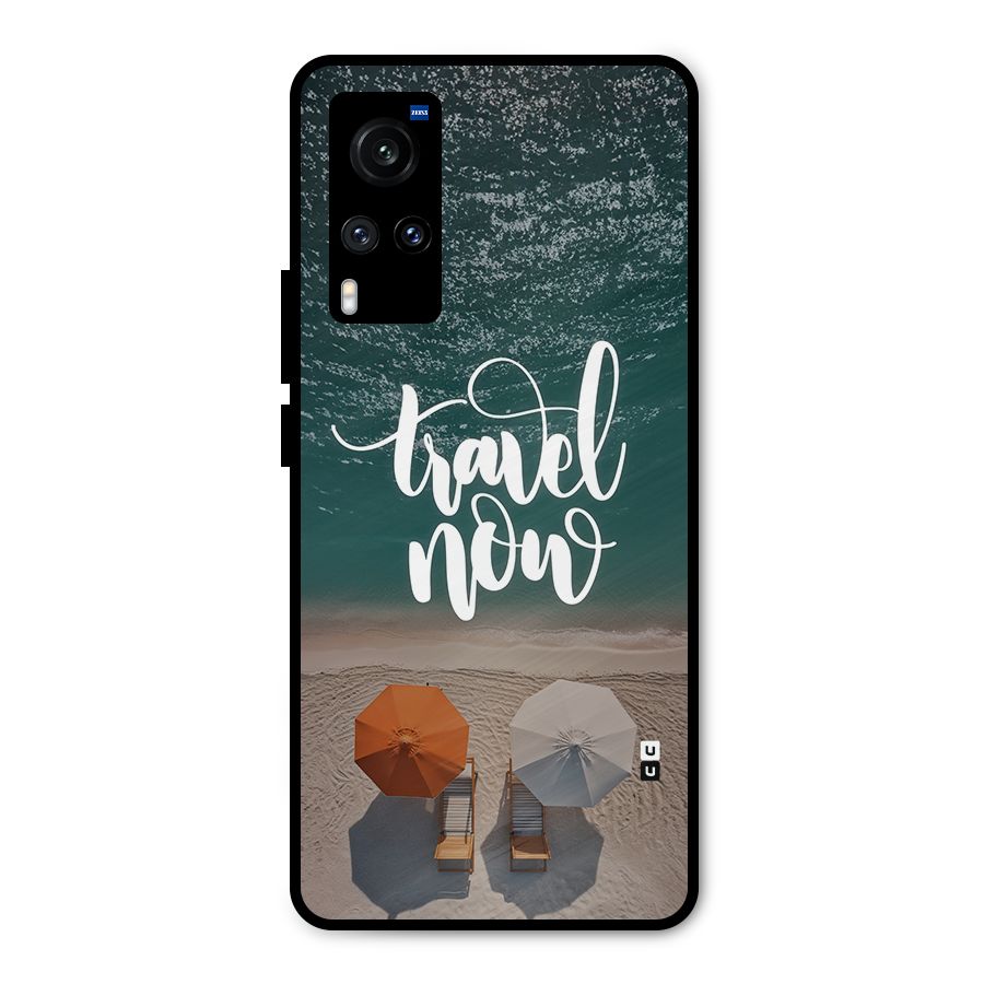 Travel Now Metal Back Case for Vivo X60