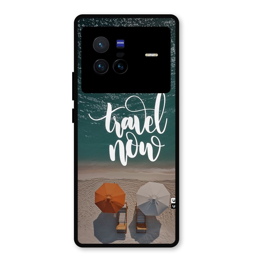 Travel Now Metal Back Case for Vivo X80