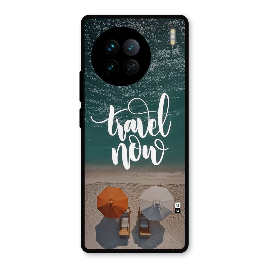 Travel Now Metal Back Case for Vivo X90