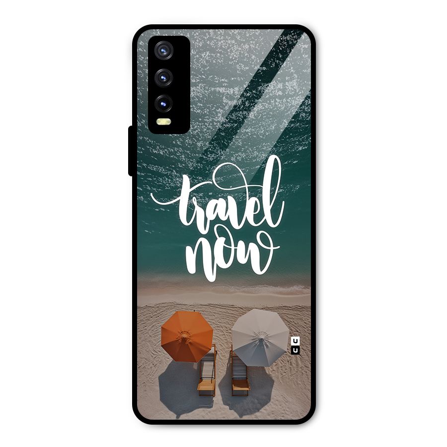 Travel Now Metal Back Case for Vivo Y20