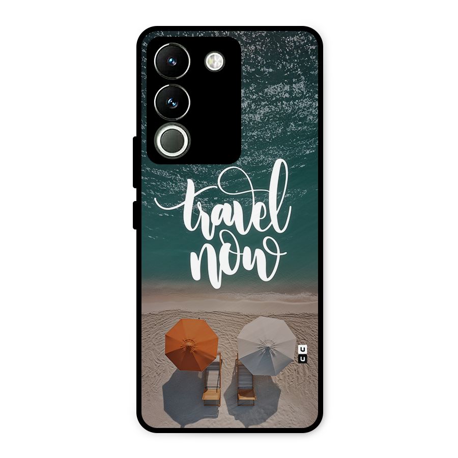 Travel Now Metal Back Case for Vivo Y200