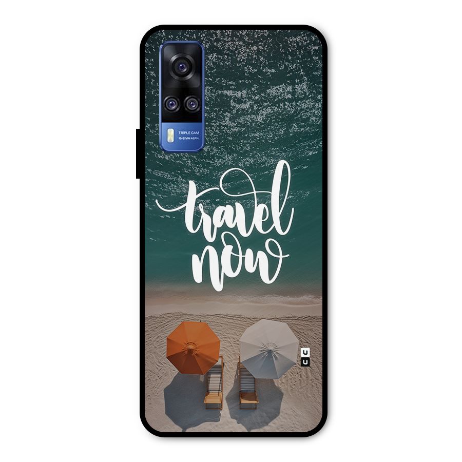 Travel Now Metal Back Case for Vivo Y31