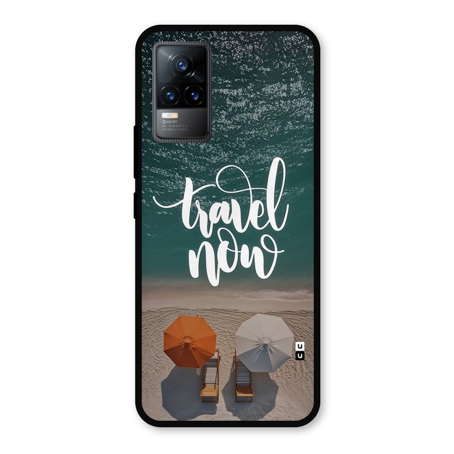 Travel Now Metal Back Case for Vivo Y73