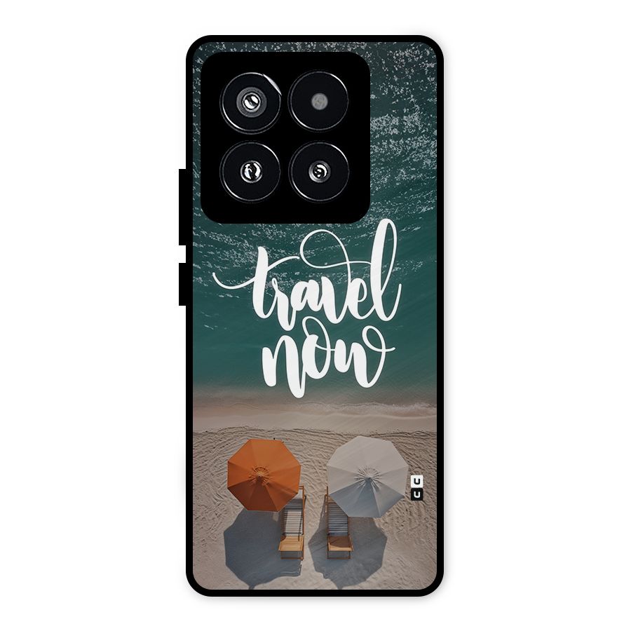 Travel Now Metal Back Case for Xiaomi 14 Pro