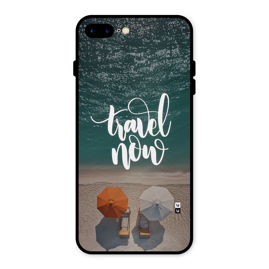 Travel Now Metal Back Case for iPhone 7 Plus