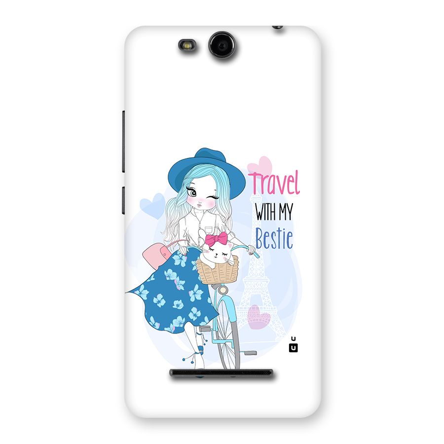 Travel With My Bestie Back Case for Canvas Juice 3 Q392