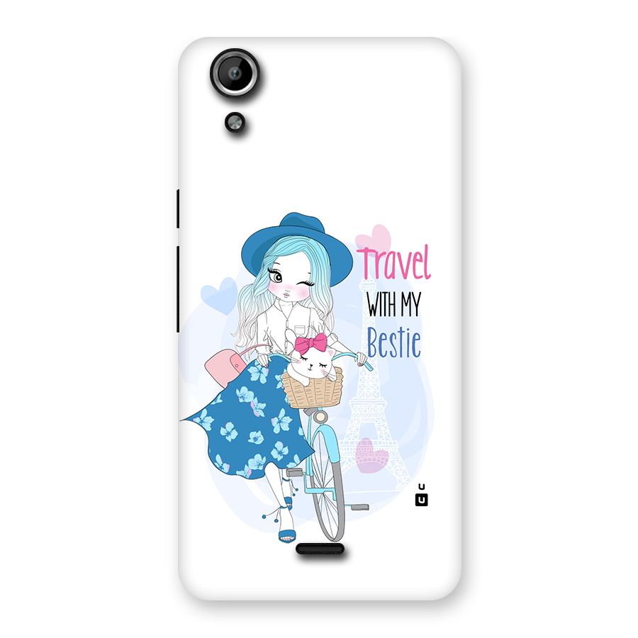 Travel With My Bestie Back Case for Canvas Selfie Lens Q345