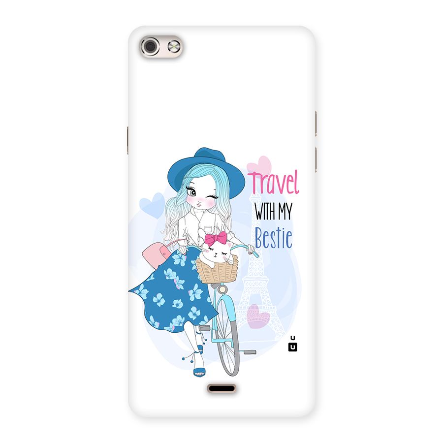 Travel With My Bestie Back Case for Canvas Silver 5