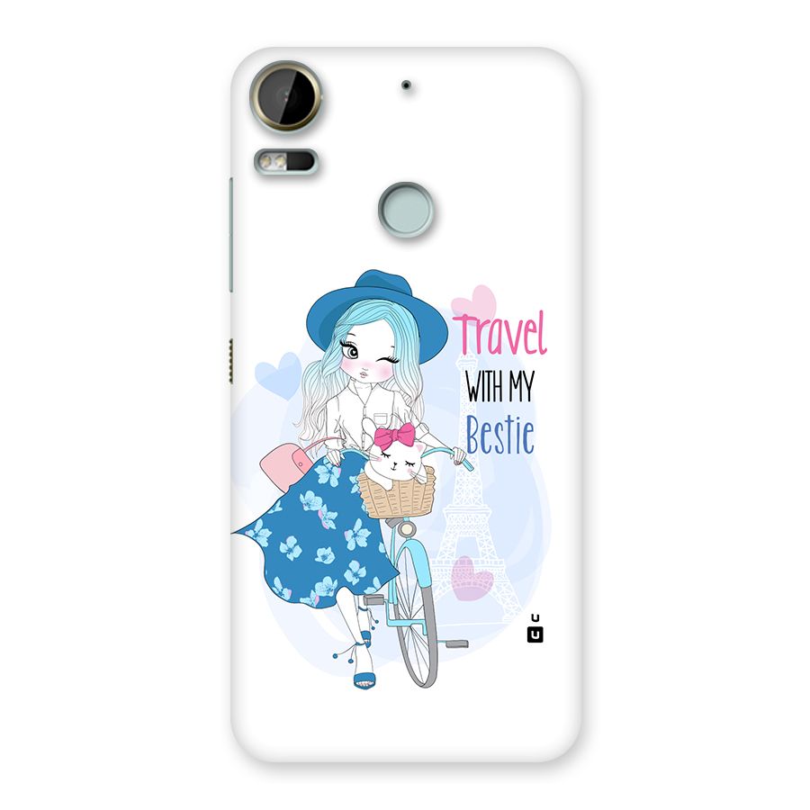 Travel With My Bestie Back Case for Desire 10 Pro