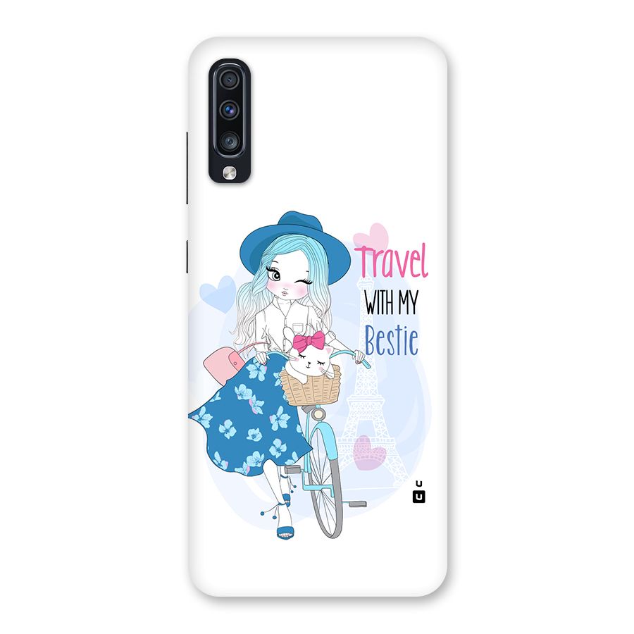 Travel With My Bestie Back Case for Galaxy A70s