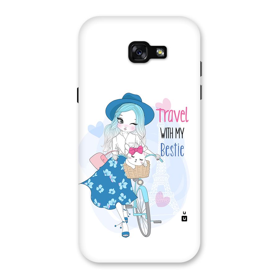 Travel With My Bestie Back Case for Galaxy A7 (2017)