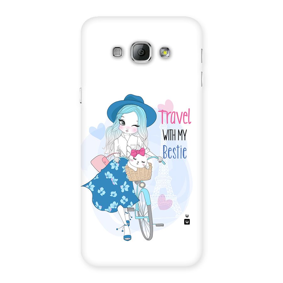 Travel With My Bestie Back Case for Galaxy A8