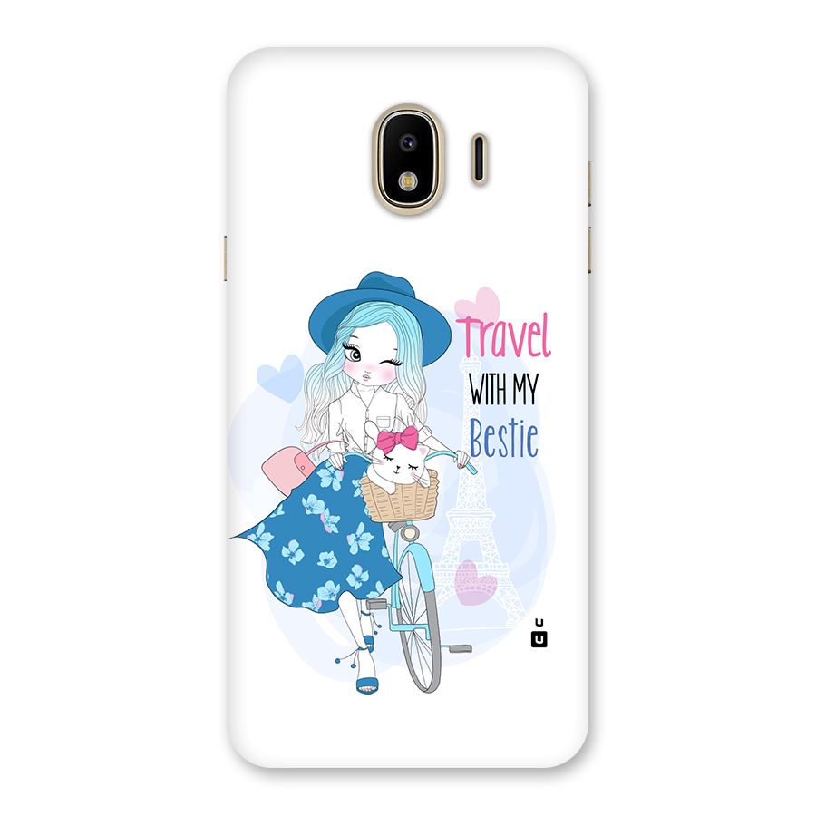 Travel With My Bestie Back Case for Galaxy J4