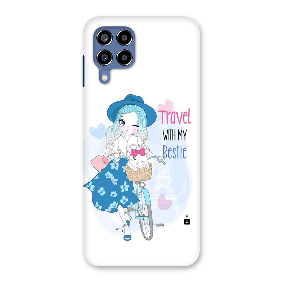 Travel With My Bestie Back Case for Galaxy M53 5G