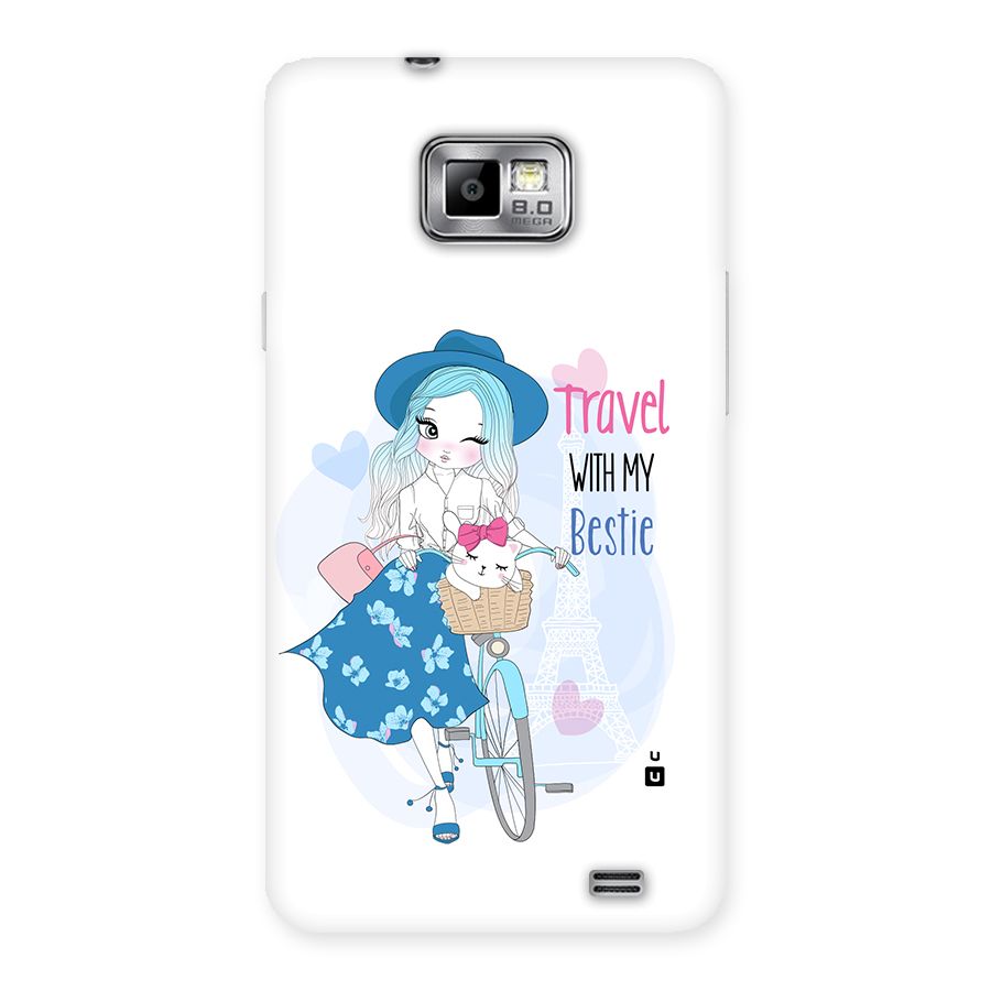 Travel With My Bestie Back Case for Galaxy S2
