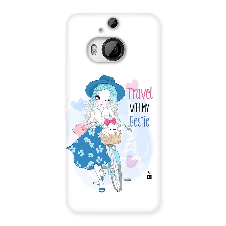 Travel With My Bestie Back Case for HTC One M9 Plus
