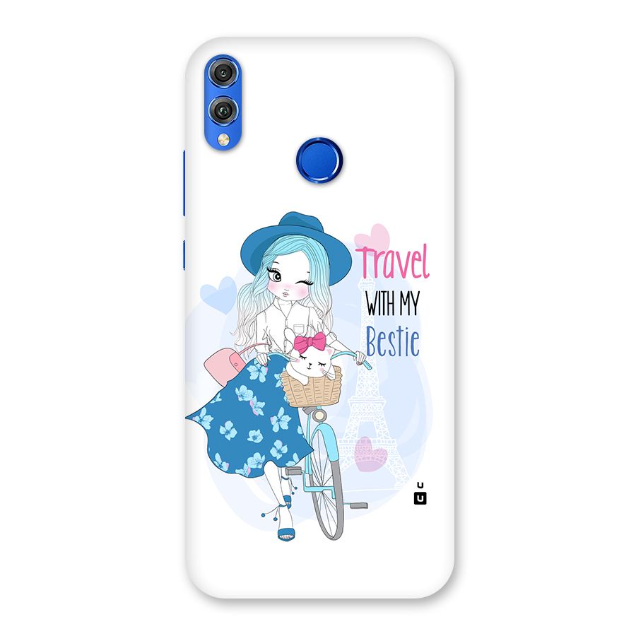 Travel With My Bestie Back Case for Honor 8X