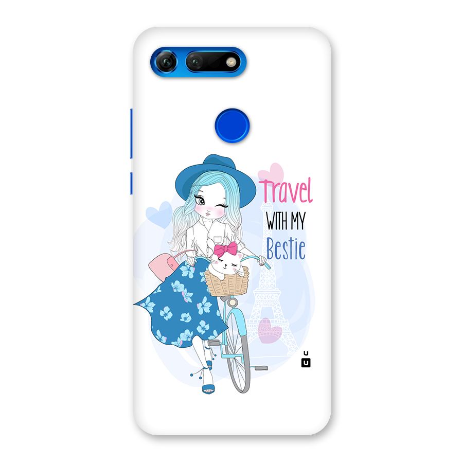 Travel With My Bestie Back Case for Honor View 20