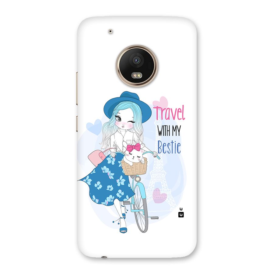 Travel With My Bestie Back Case for Moto G5 Plus