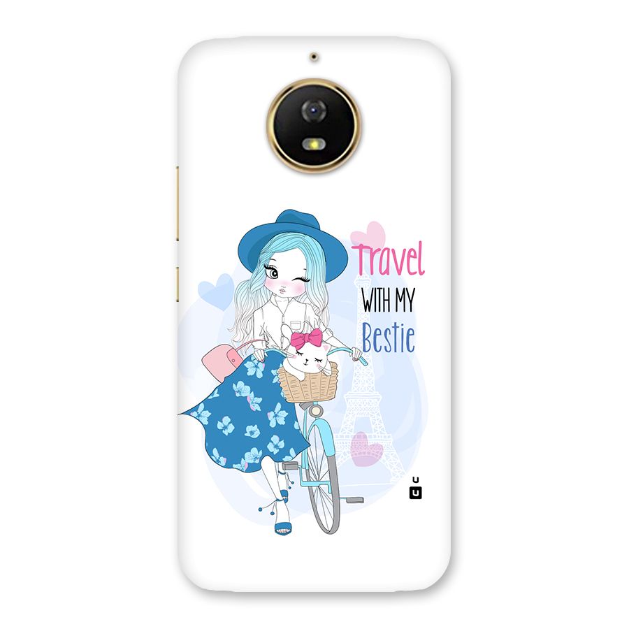 Travel With My Bestie Back Case for Moto G5s