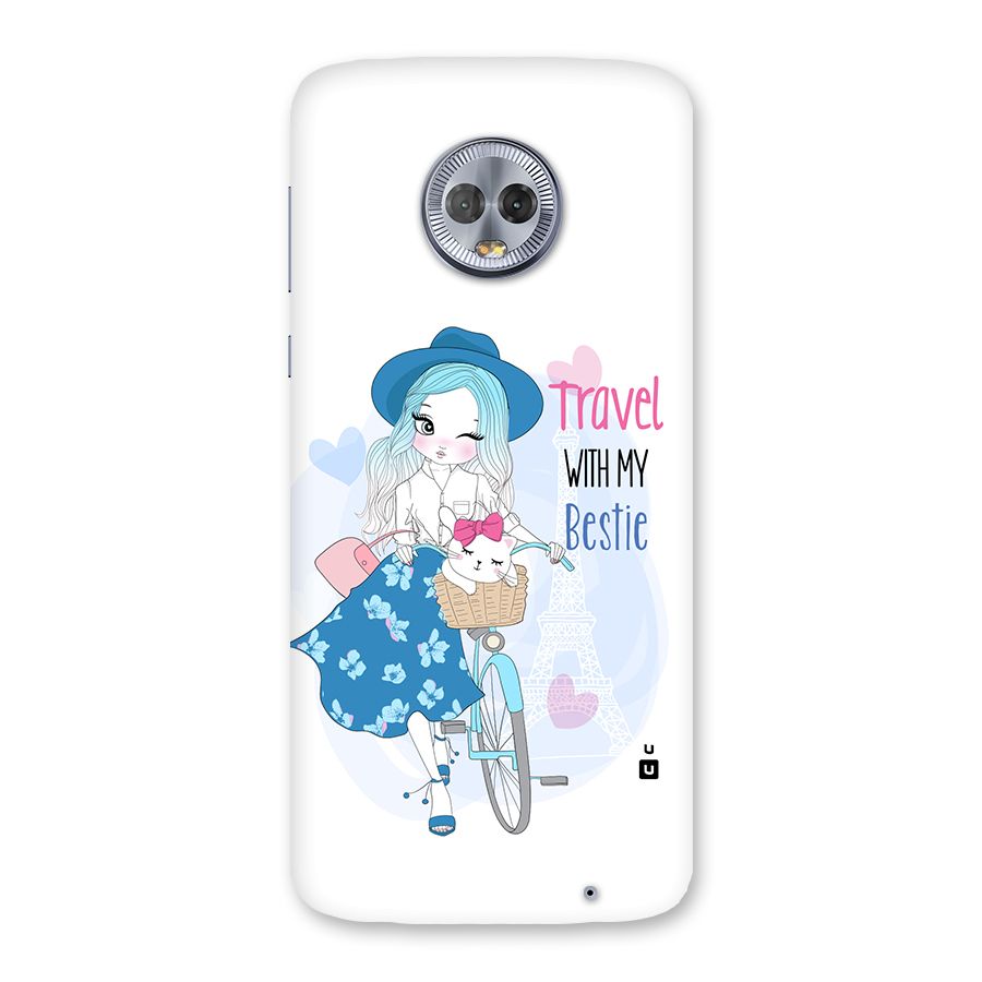 Travel With My Bestie Back Case for Moto G6 Plus