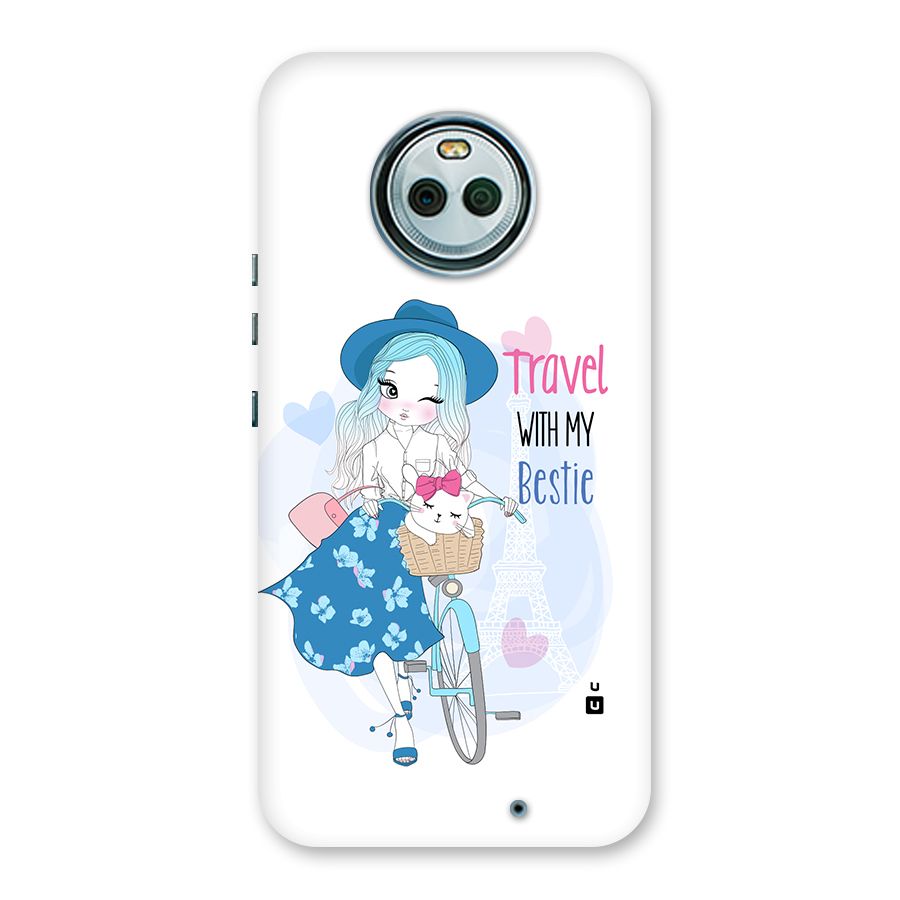 Travel With My Bestie Back Case for Moto X4