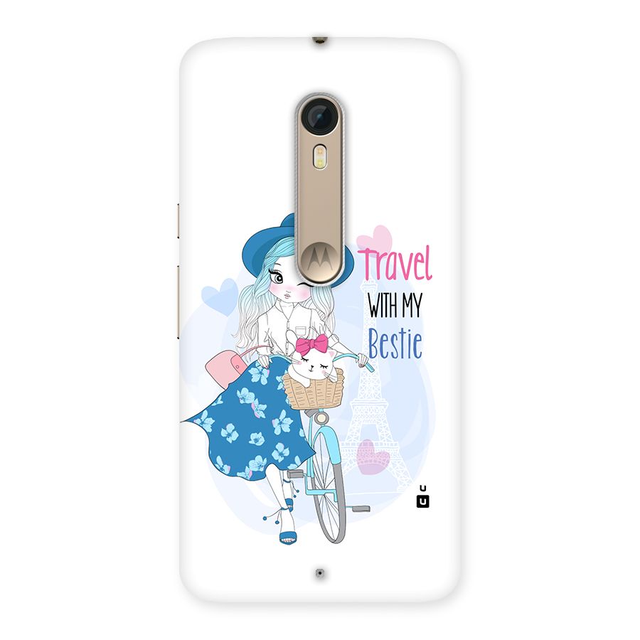 Travel With My Bestie Back Case for Moto X Style
