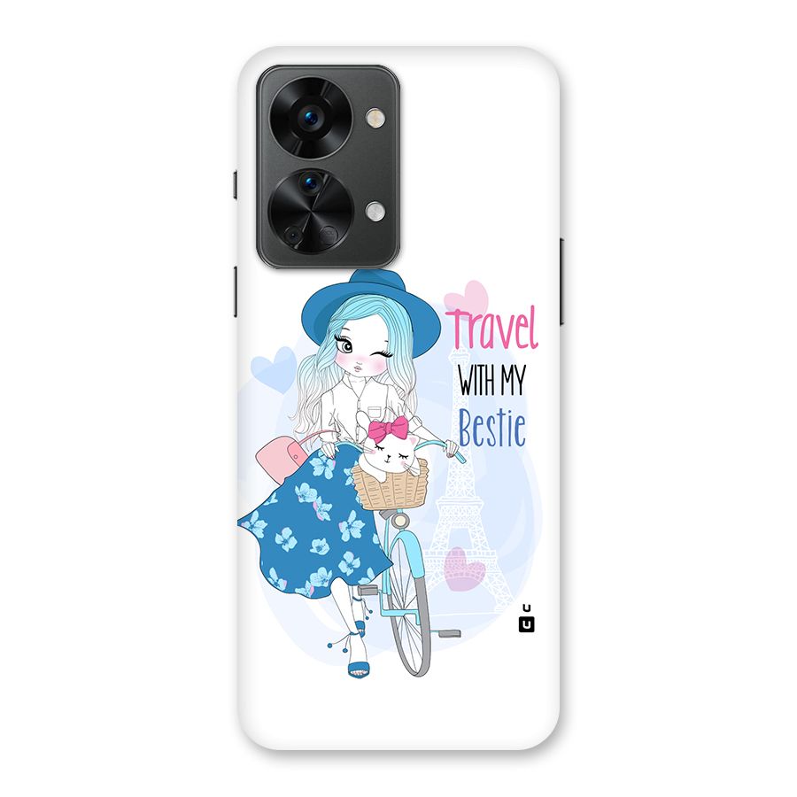 Travel With My Bestie Back Case for OnePlus Nord 2T