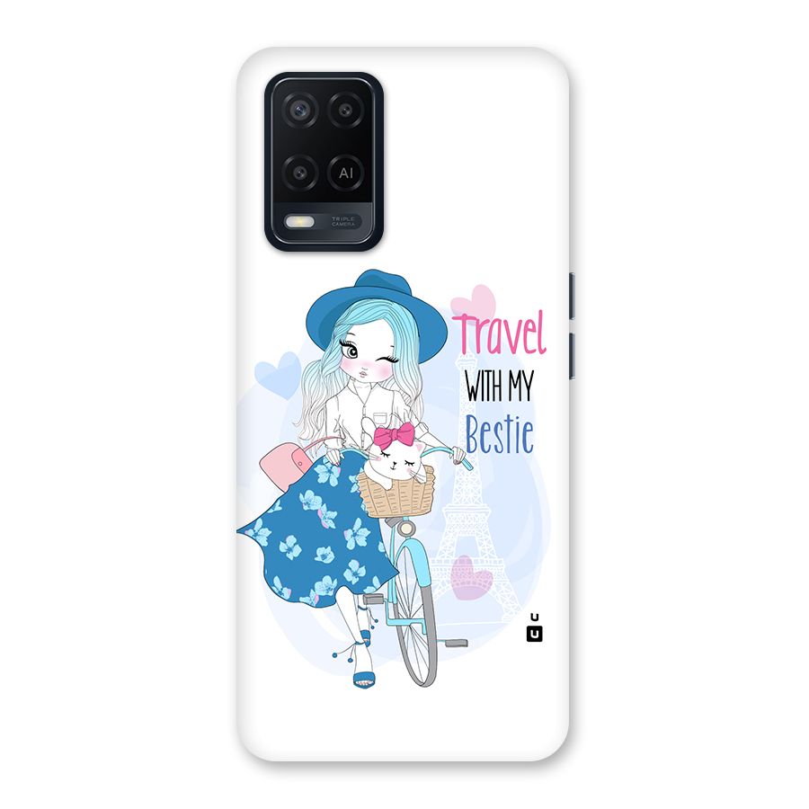 Travel With My Bestie Back Case for Oppo A54