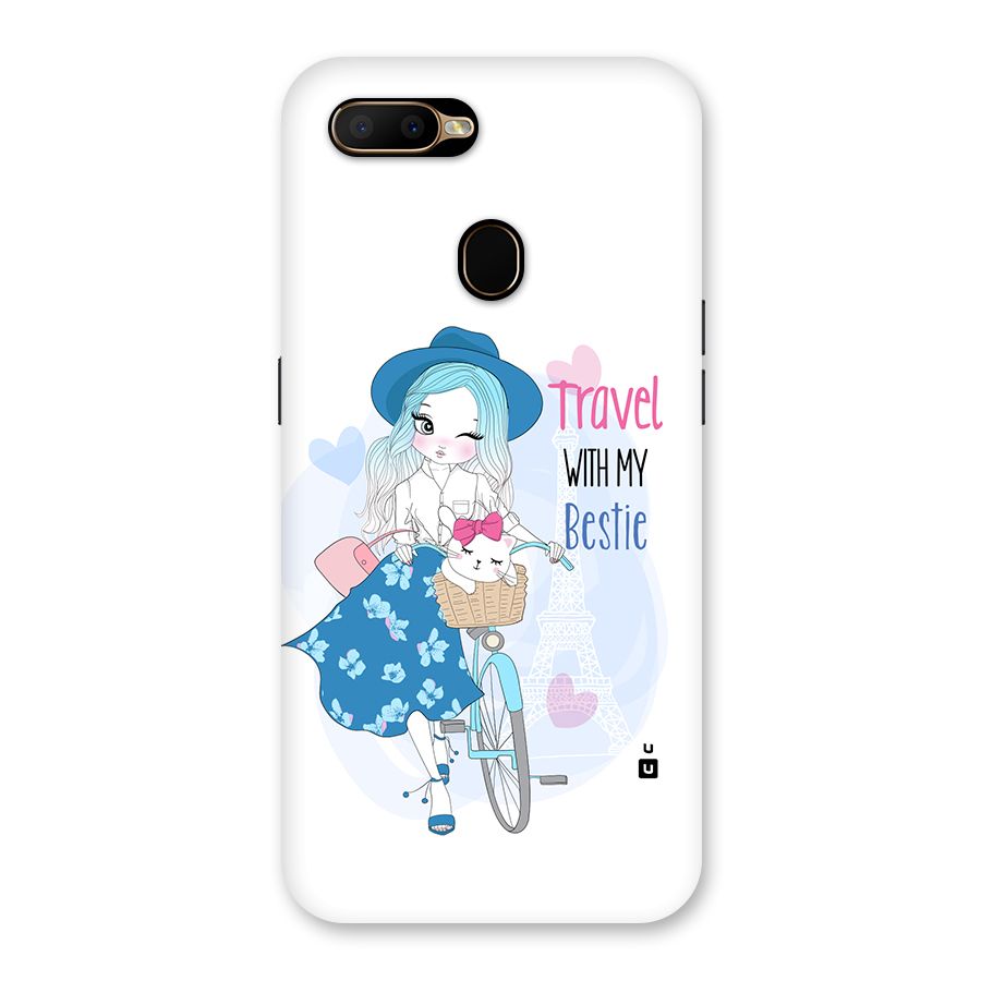 Travel With My Bestie Back Case for Oppo A5s