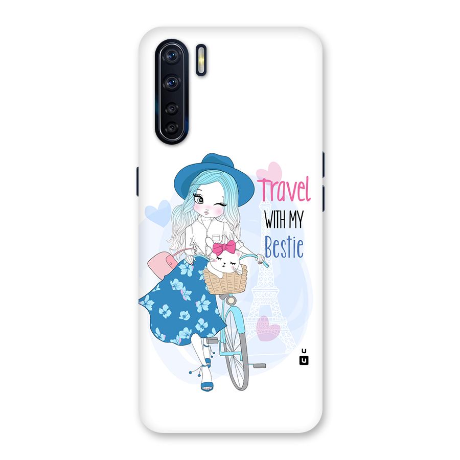Travel With My Bestie Back Case for Oppo F15