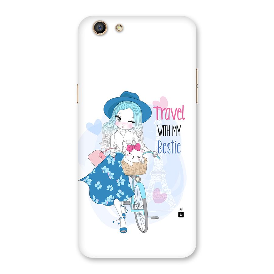 Travel With My Bestie Back Case for Oppo F3