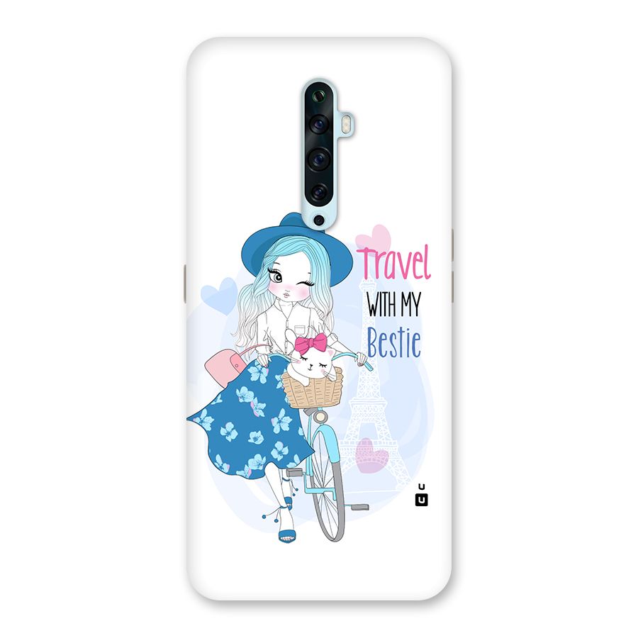 Travel With My Bestie Back Case for Oppo Reno2 F