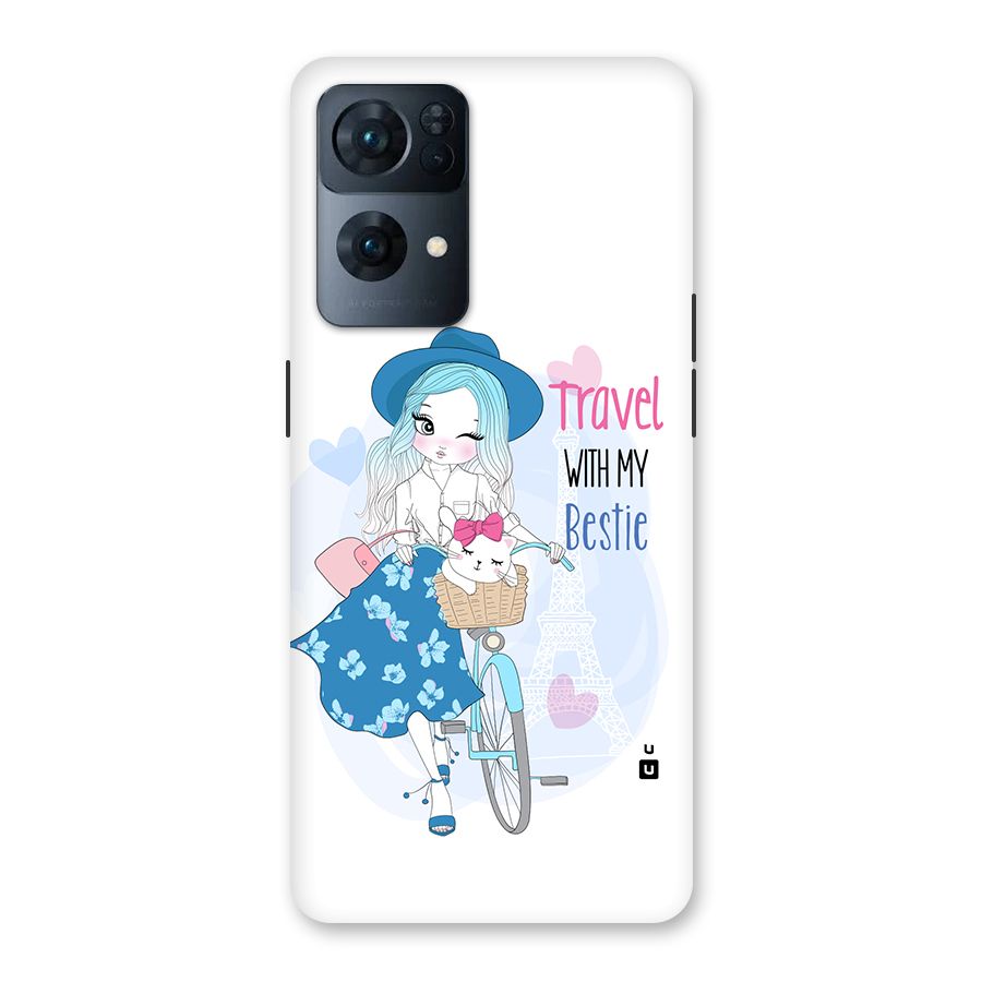 Travel With My Bestie Back Case for Oppo Reno7 Pro 5G