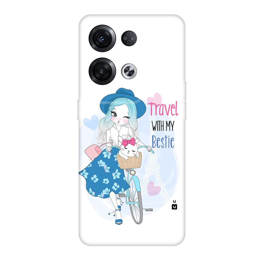 Travel With My Bestie Back Case for Oppo Reno8 Pro 5G