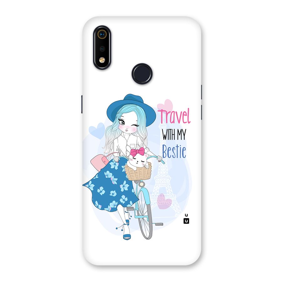 Travel With My Bestie Back Case for Realme 3i