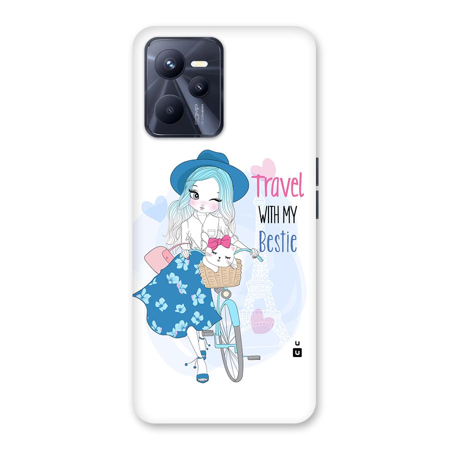 Travel With My Bestie Back Case for Realme C35