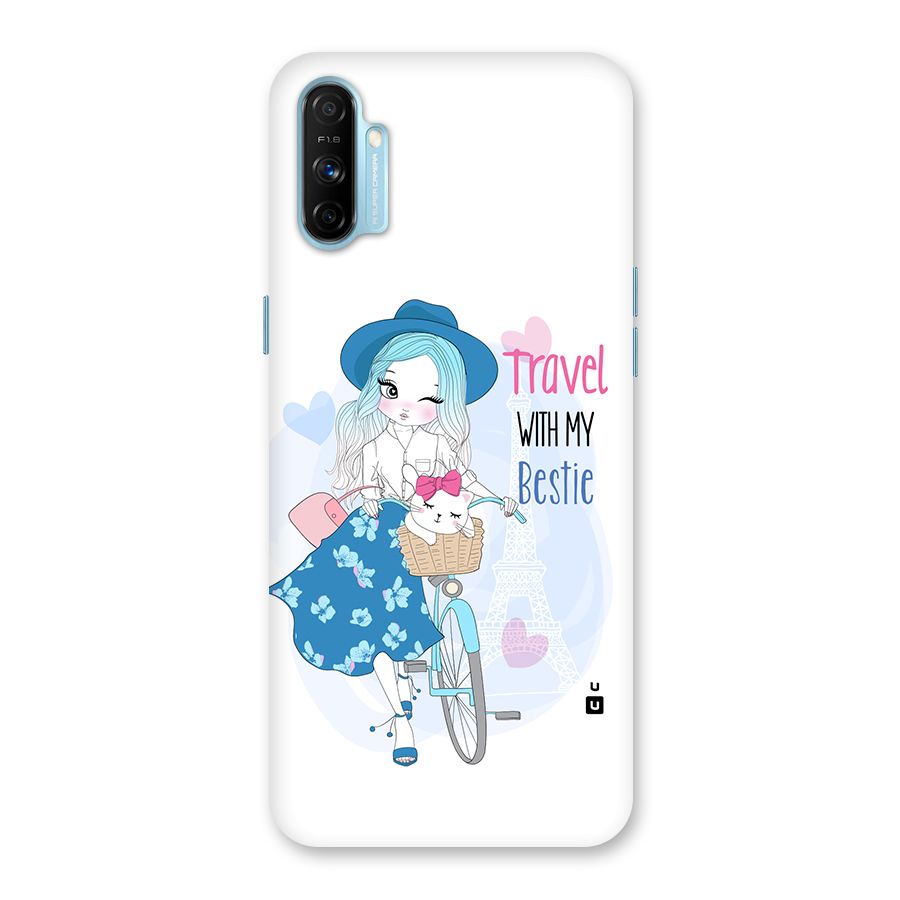 Travel With My Bestie Back Case for Realme Narzo 20A