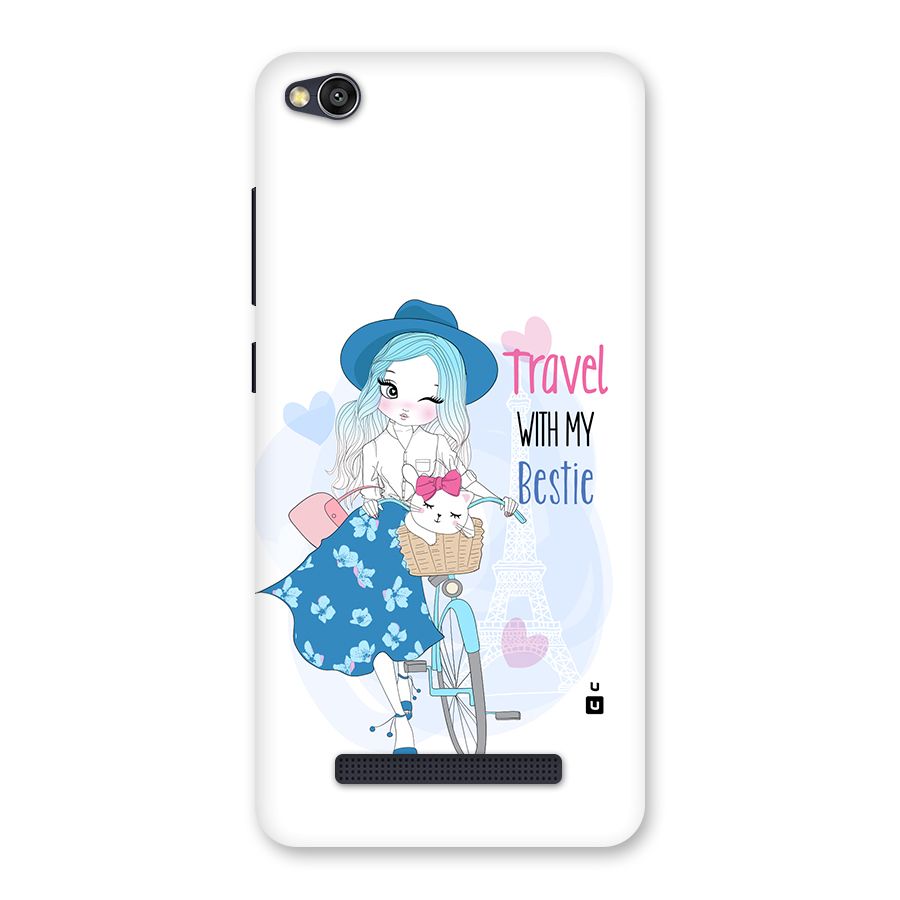 Travel With My Bestie Back Case for Redmi 4A