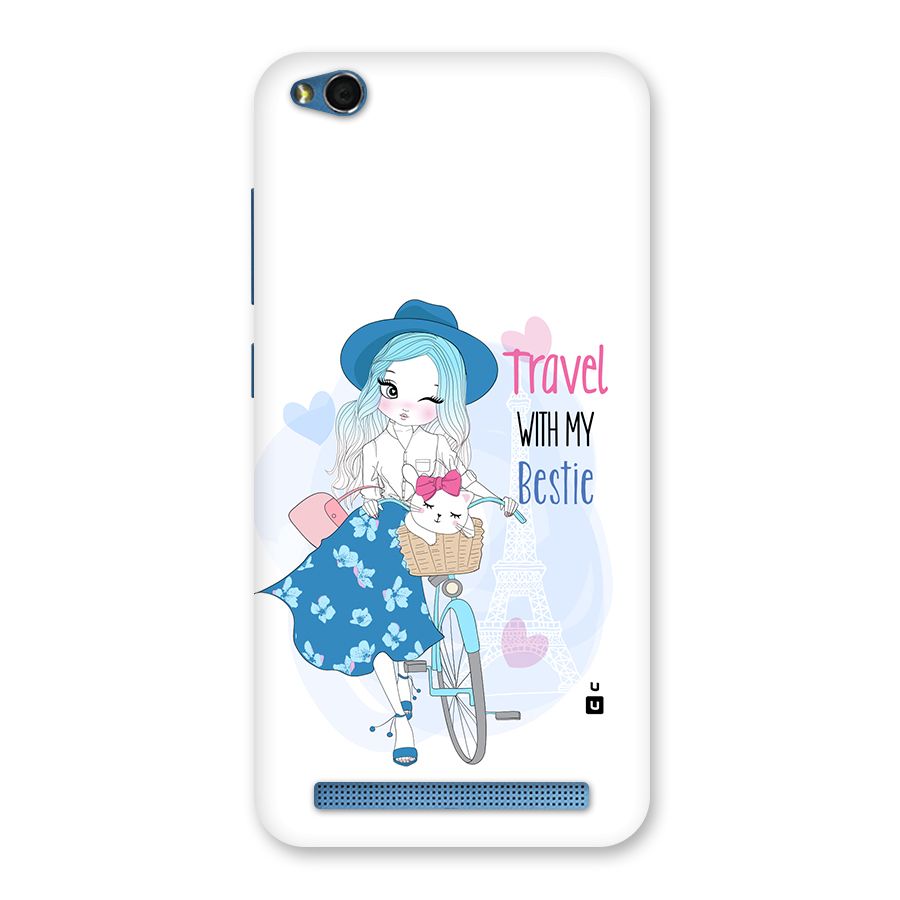 Travel With My Bestie Back Case for Redmi 5A
