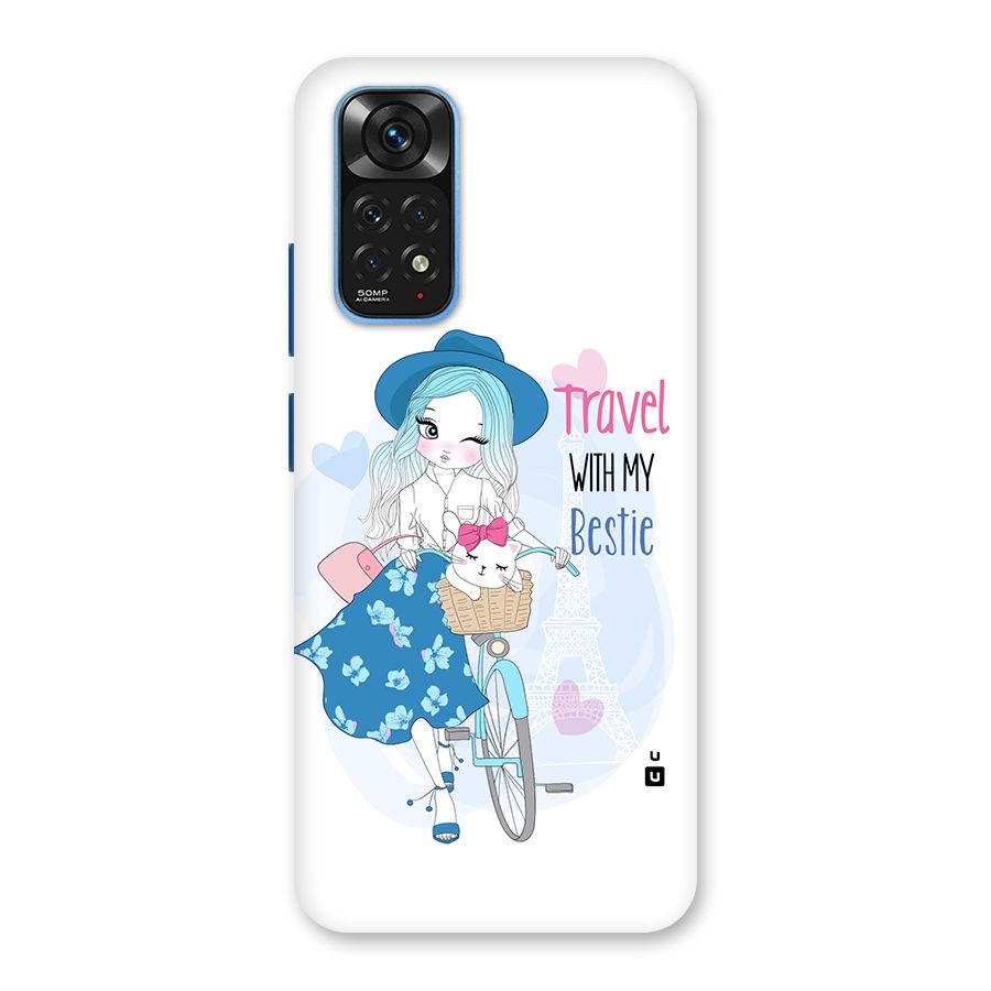 Travel With My Bestie Back Case for Redmi Note 11S