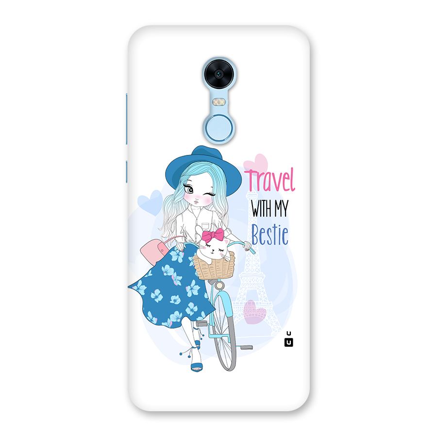 Travel With My Bestie Back Case for Redmi Note 5