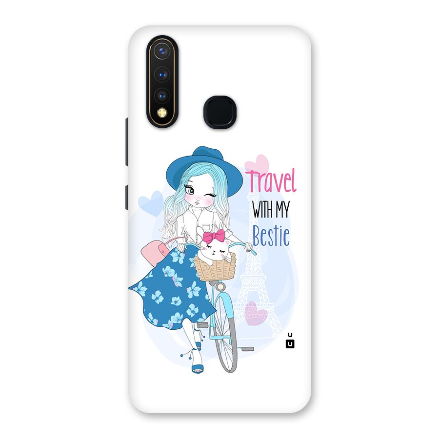 Travel With My Bestie Back Case for Vivo U20