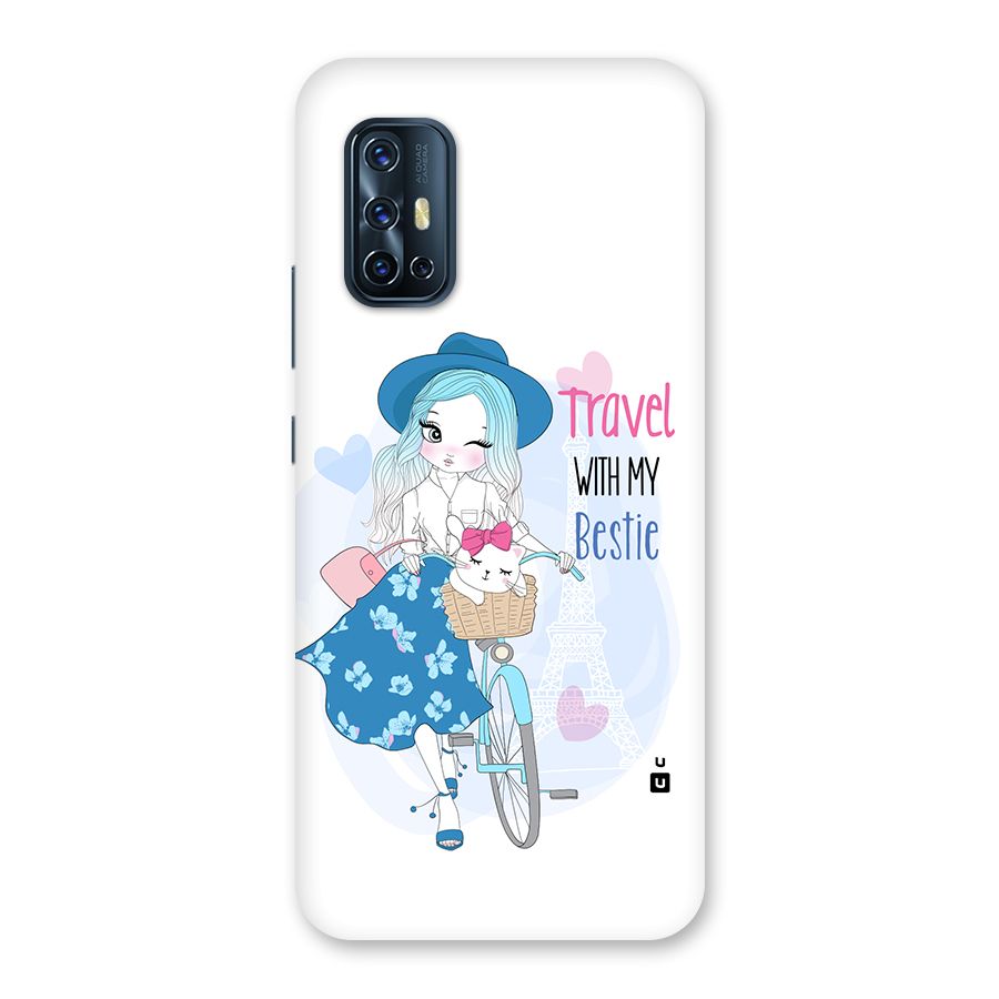 Travel With My Bestie Back Case for Vivo V17