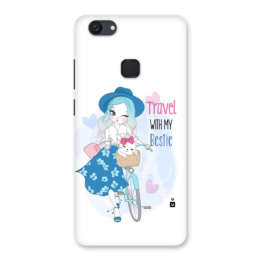 Travel With My Bestie Back Case for Vivo V7 Plus