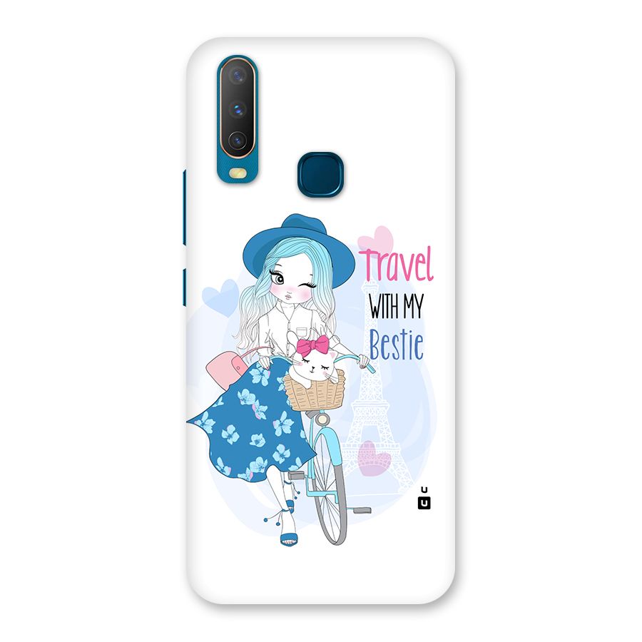 Travel With My Bestie Back Case for Vivo Y11