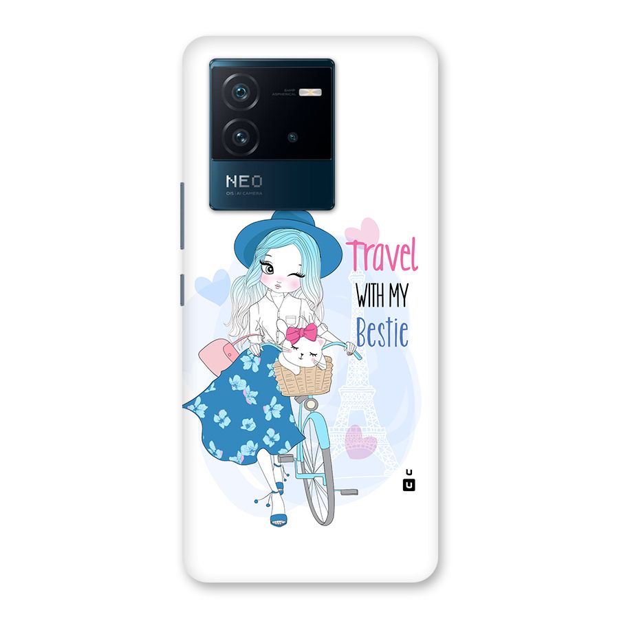 Travel With My Bestie Back Case for Vivo iQOO Neo 6 5G